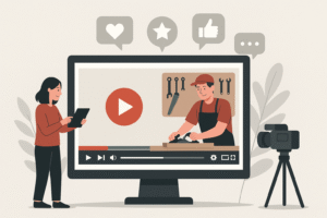 Illustration du pouvoir des video pour le visuel
